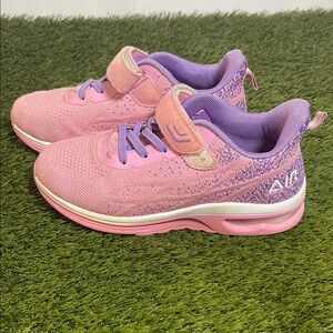 Vibrant Pink and Purple Kids Sneakers